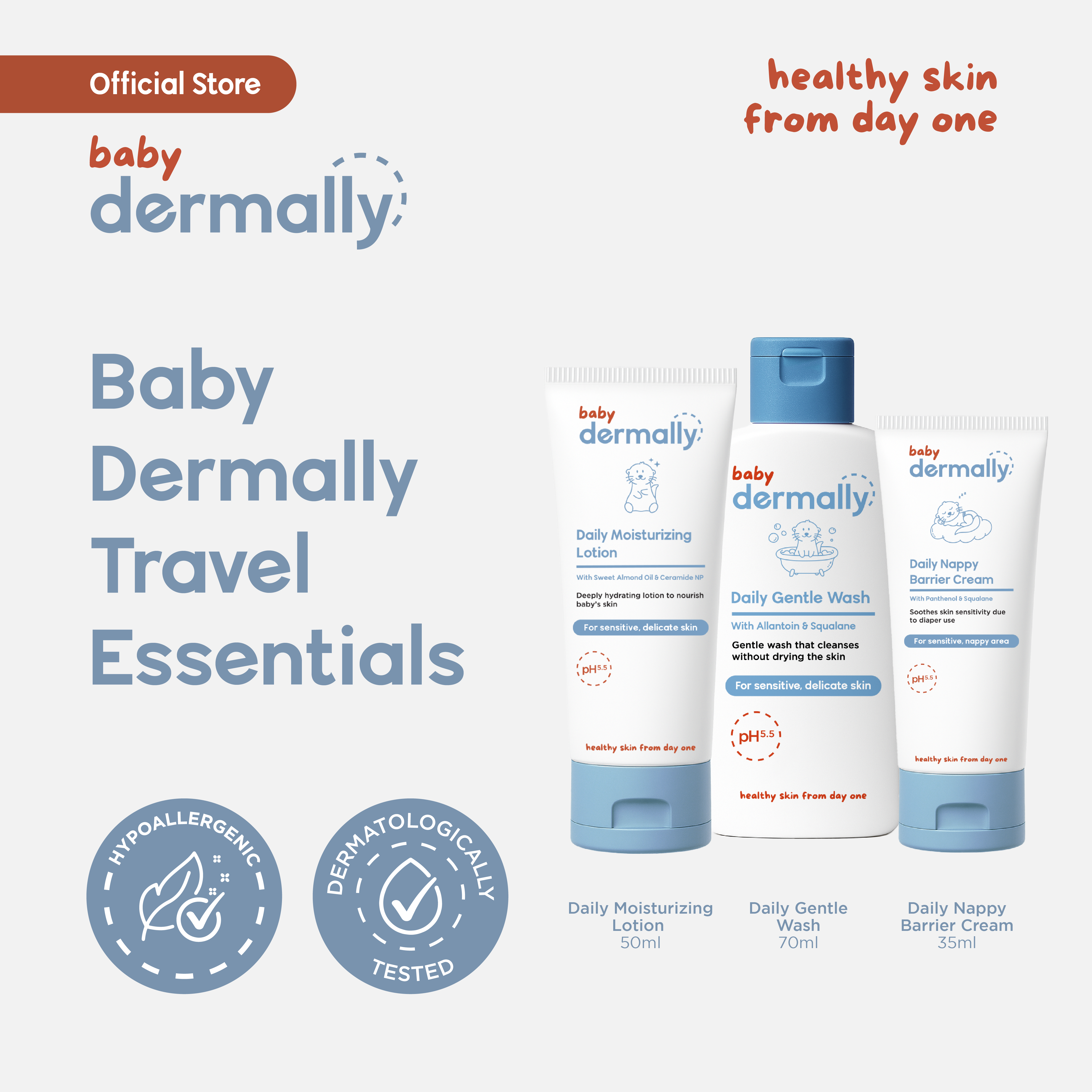 Baby Dermally Travel Essentials
