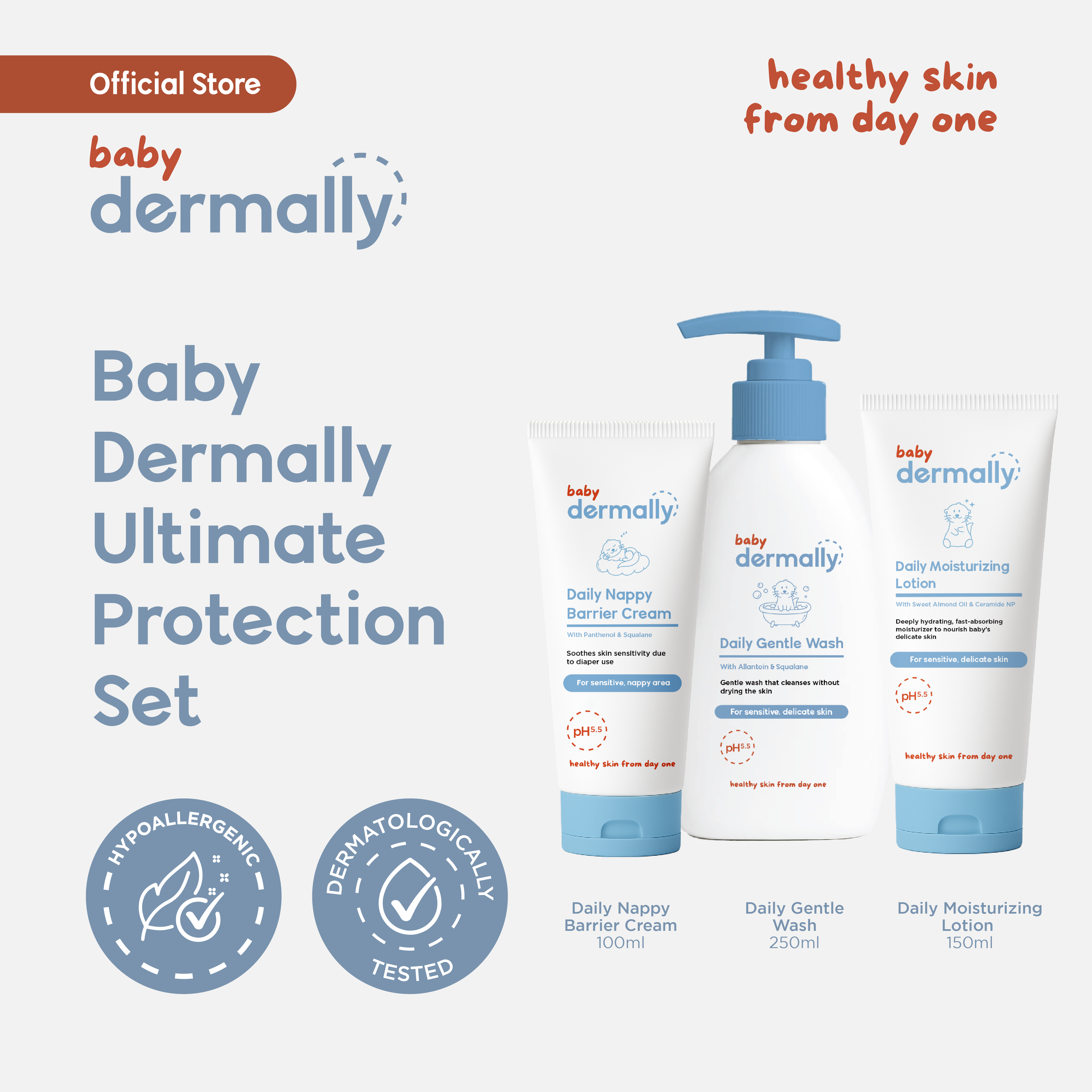 Baby Dermally Ultimate Protection Set